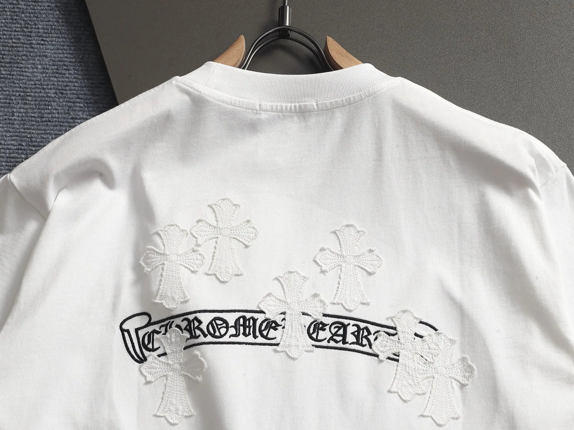 𝗖𝗵𝗿𝗼𝗺𝗲 𝗛𝗲𝗮𝗿𝘁𝘀/ 2026 New Arrival Original T 👑 ！ ！ ✟ ！ 👍 ✂️Quality , ！ 。 ： ➕100% 。Authentic ➕ ➕3D ➕ ： ！ ！ Authentic ！ Same Style ！ ：White Black Size：S-XL